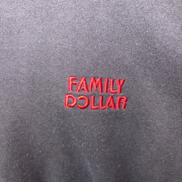 VTG Family Dollar Store Employee Work Team M B&E‎ Sport Sweatshirt - Picture 2 of 8